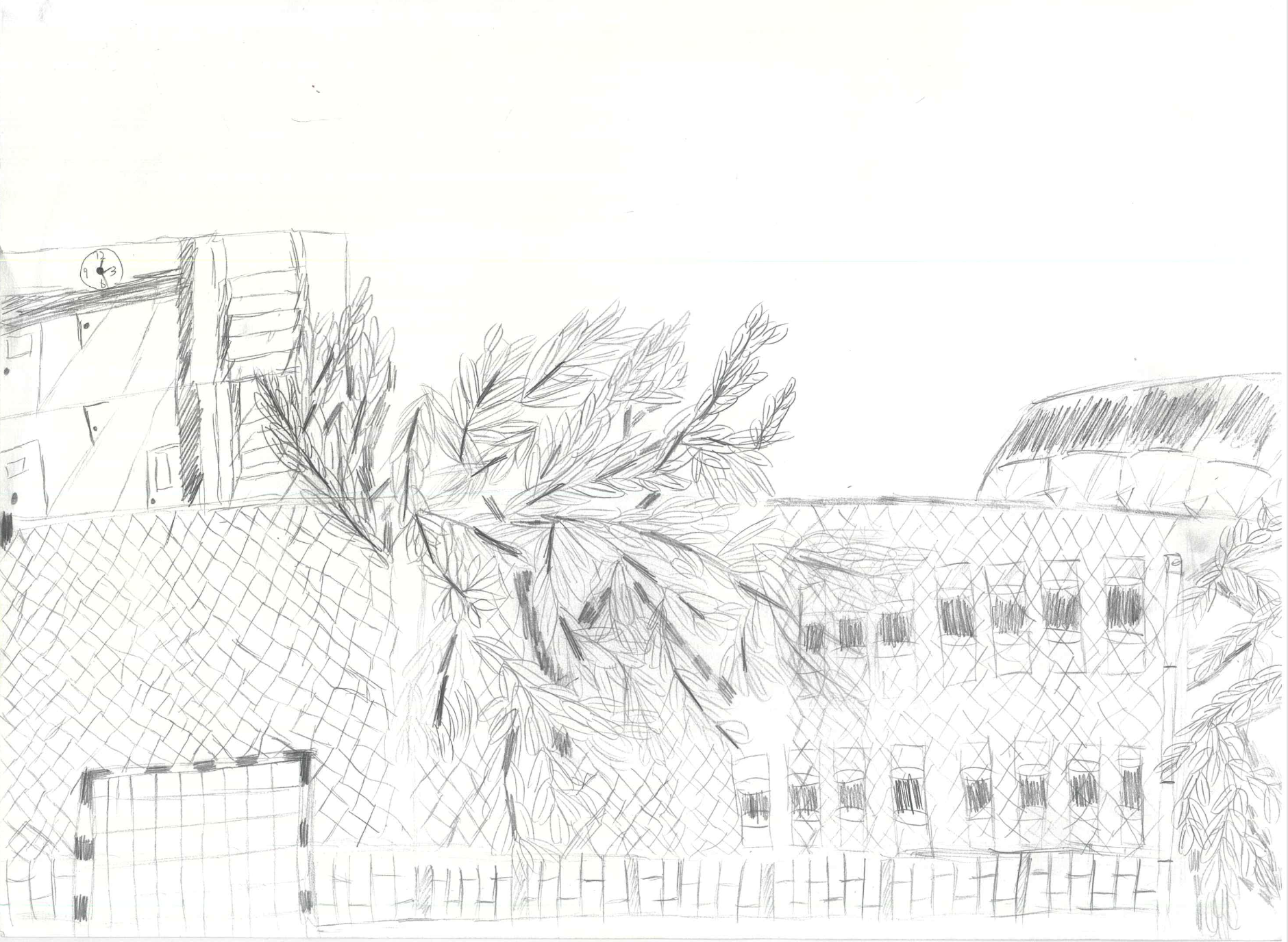 本页图片/档案 - 1B Zhang Sui Yee_Campus Sketching